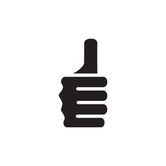 Hand Thumbs Up Icon Vector Illustration