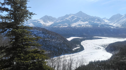 Obraz premium Snowy Mountains