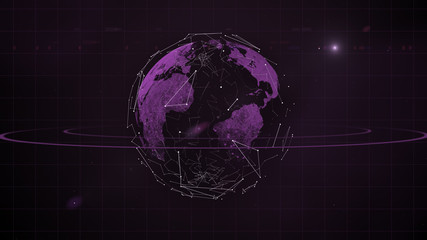 Social media concept abstract space background.