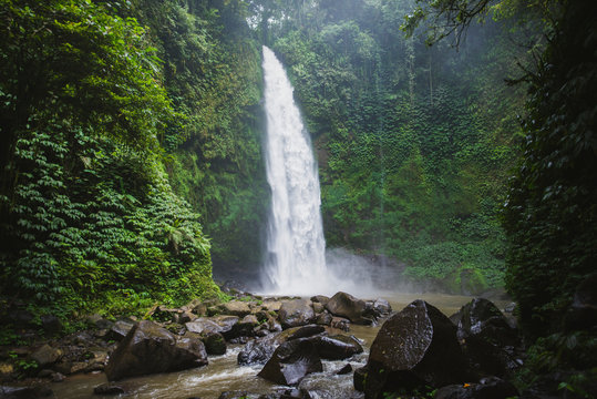 Waterfall in Bali, Indonesia