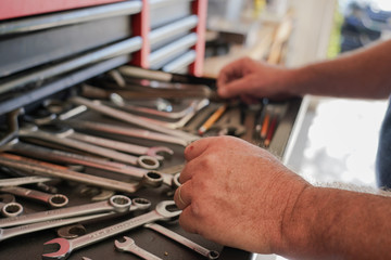 Wrench Assortment of Tools