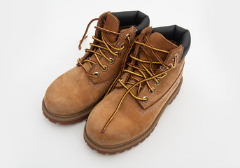 Pair of hiking boots