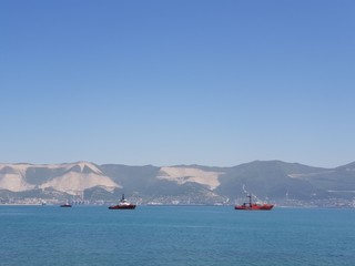 Landscape of sea shore
