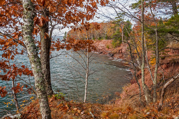 Madeline Island, Wisconsin: Autumn Colors along Lake Superior
