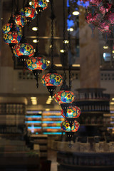 Traditional vintage turkish lamps lights