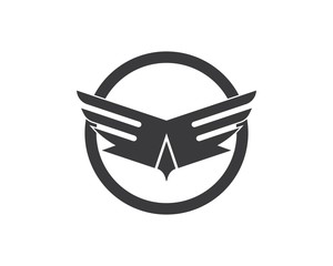 Falcon Eagle Bird Logo Template vector