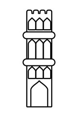 manger house building isolated icon