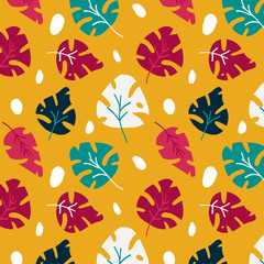 Colorful tropical pattern