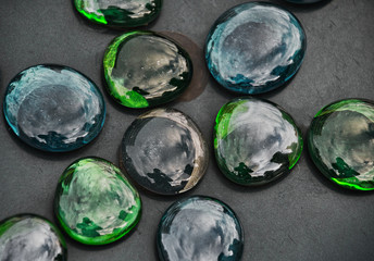 2019-02-02 Abstract Glass Beads