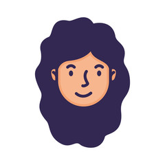 head woman face avatar character