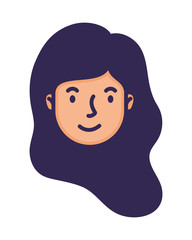 head woman face avatar character