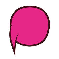 expresion speech bubble pop art style