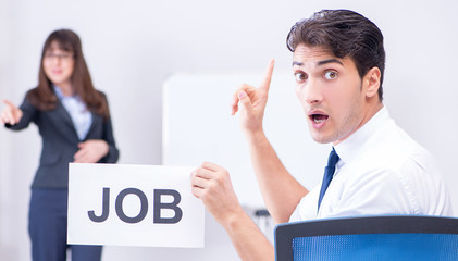 Business people in recruitment concept