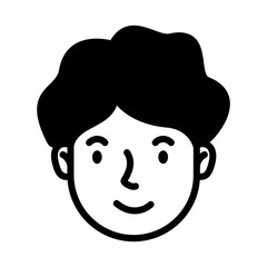 head man face avatar character