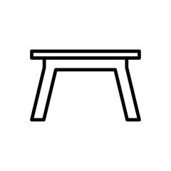 Table icon trendy