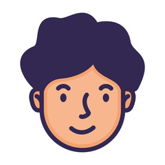 head man face avatar character