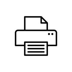 printer icon trendy