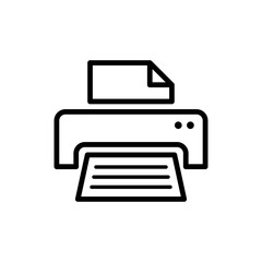 printer icon trendy