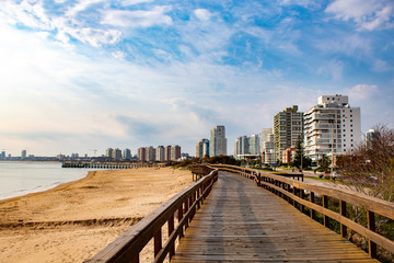 Fototapeta premium Praia de Punta del Este, Uruguai