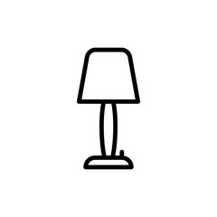 Table lamp icon