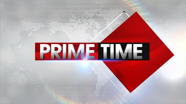 Prime Time 3D rendering background is perfect for any type of news or information presentation. The background features a stylish and clean layout 