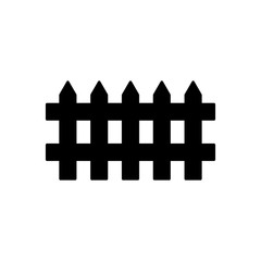 Gate or fence icon