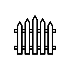 Gate or fence icon