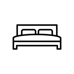 bed icon trendy