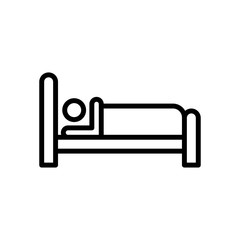 bed icon trendy