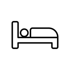 bed icon trendy