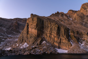 Sunrise at Chasm Lake, Colorado