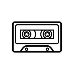 Cassette icon trendy