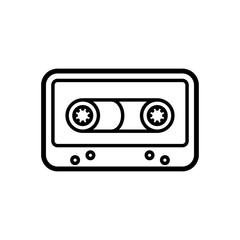 Cassette icon trendy