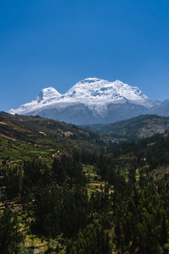 snowy huascaran haraz peru