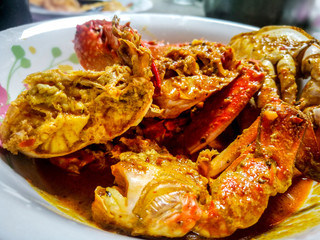 Crab curry