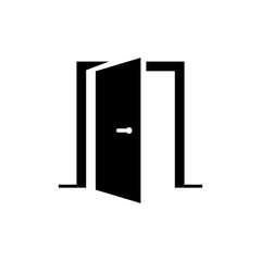 Door icon trendy