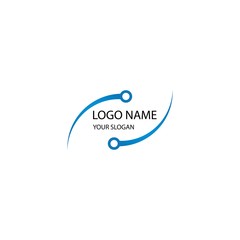 Fototapeta premium Business technology logo