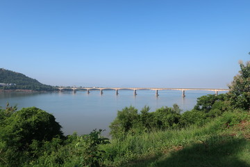 Lao Nippon Bridge ,Champasak,Laos. 