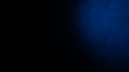 Fototapeta premium Ciemne, niewyraźne, proste tło, niebieski zielony streszczenie rozmycie gradientu tła