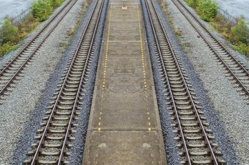 Obraz premium railway in country Thailand