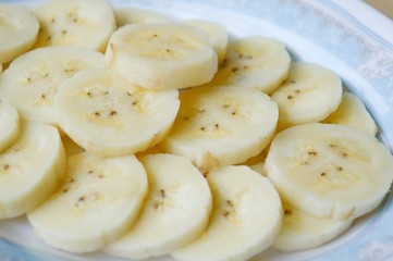 banana slice healthy food