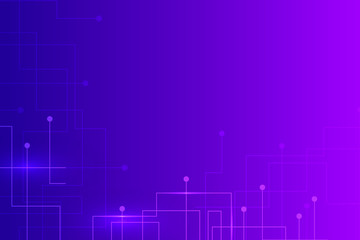 Technology Background Purple Color. Vector Illustration