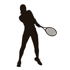 Tennis Silhouette