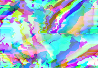 Obraz na płótnie Canvas Abstract background with vibrant colorful ripple and color shift