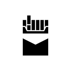 Cigarette icon trendy