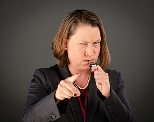 Corporate or Government Whistleblower Sounding and Pointing