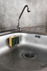 stainless kitchen sink