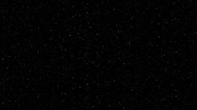 Realistic static clear starry night sky with twinkling stars, clear weather. Computer generated seamless looped animation, useful for movie industry, projection, commercials, shows.