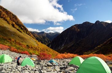 涸沢カールの紅葉