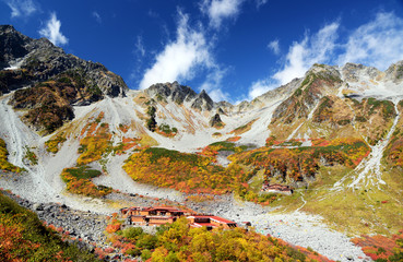 涸沢カールの紅葉